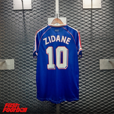 ÁO BÓNG ĐÁ ĐỘI TUYỂN PHÁP 1998 SÂN NHÀ ZIDANE #10