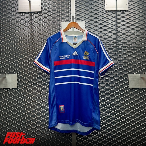 ÁO BÓNG ĐÁ ĐỘI TUYỂN PHÁP 1998 SÂN NHÀ