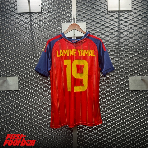 ÁO BÓNG ĐÁ ĐỘI TUYỂN TÂY BAN NHA WORLD CUP 2026 SÂN NHÀ BẢN PLAYER YAMAL #19