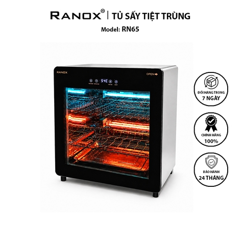 TỦ SẤY TIỆT TRÙNG RANOX 65L CAO CẤP