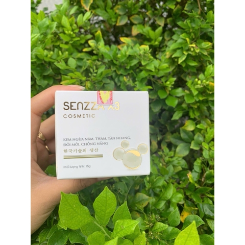 Kem giảm nám thâm tàn nhang đồi mồi chống nắng Senzza Collagen X3