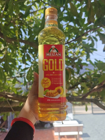 Dầu Ăn Meizan Tùy Chọn Gold Cao Cấp Hoặc Đậu Nành Nguyên Chất Chai 1 Lít