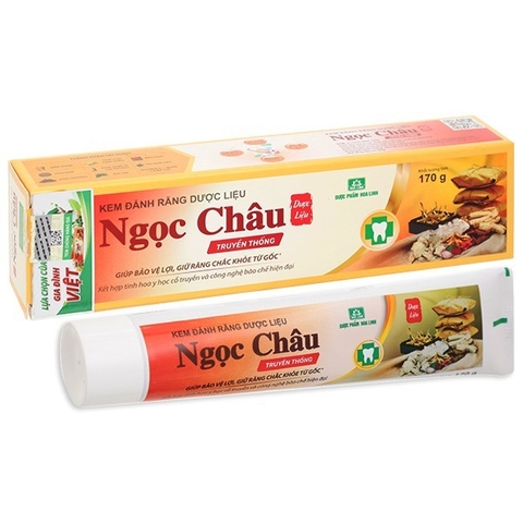 Kem Đánh Răng Dược Liệu Ngọc Châu 100G