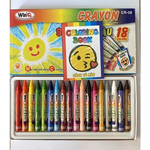 Bút Sáp Thơm 12 Màu, 18 Màu WinQ