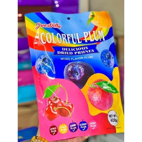 Kẹo Ô mai COLORFUL PLUM mix 5 vị 408g