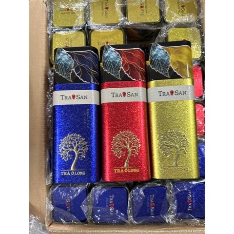 Trà Ô Long Tra Shan hộp trụ dài 80g
