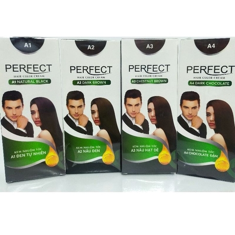 Kem nhuộm phủ bạc A1, A2, A3, A4 tuýp 60ml