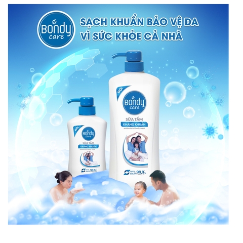 Sữa tắm Bondy Care kháng khuẩn 650g