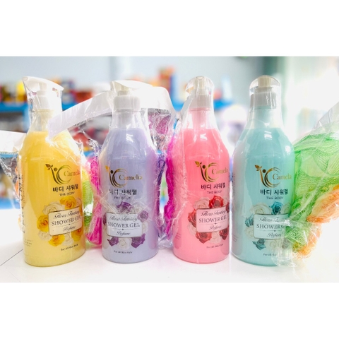 Sữa Tắm Gel Camelia Chăm Sóc Mọi Loại Da 780ml