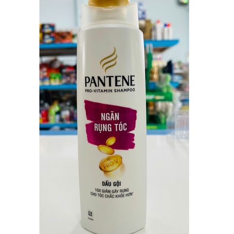 Dầu Gội Pantene Pro - Vitamin Giảm Tóc Gãy Rụng Cho Tóc Chắc Khỏe Hơn 300ml