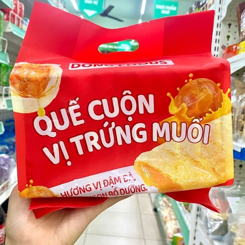 Bánh Quế Cuộn Vị Trứng Muối Gói 240g