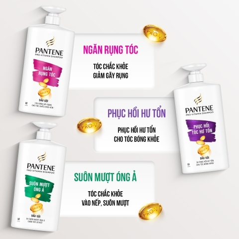 Dầu Gội Pantene Total Damage Care Phục Hồi Hư Tổn 650ml