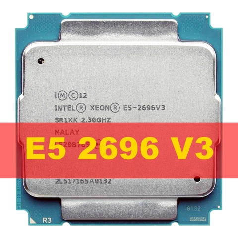 Cpu Intel Xeon E5-2696v3 (2.3GHz Turbo Up To 3.6GHz, 18 nhân 36 luồng, 45MB Cache, LGA 2011-3)
