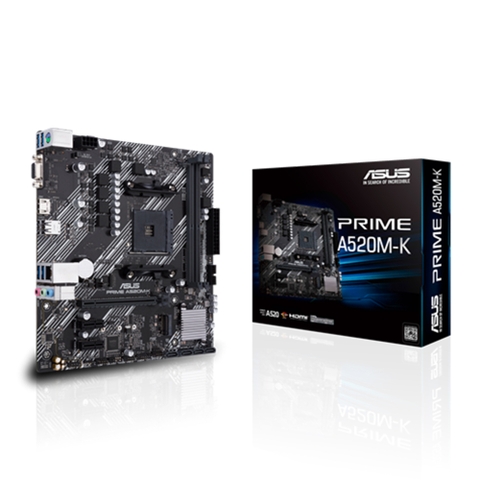 MAIN ASUS PRIME A520M-K (AMD A520/ Socket AM4/ M-ATX/ 2 khe ram)