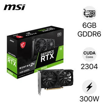 VGA MSI GeForce RTX 3050 VENTUS 2X 6G OC NEW FUlL BOX