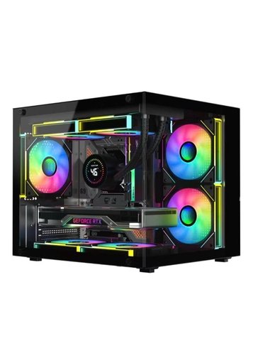 Vỏ máy vi tính KENOO ESPORT MCK100- Đen | M-ATX, Chưa Kèm FAN