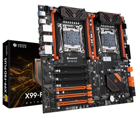 Mainboard Huananzhi X99 F8D Plus (Dual Xeon, DDR4, E-ATX) New Full Box