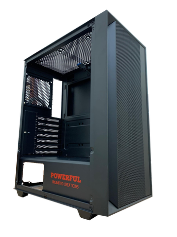 Vỏ case X488 Gaming POWERFUL 3 fan RGB