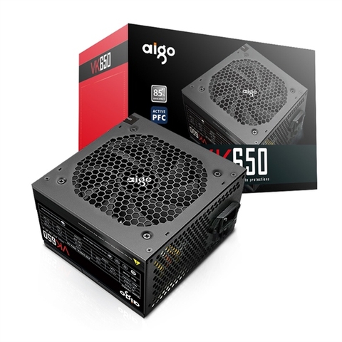 Nguồn AIGO VK650 - 650W (80 Plus) NEW FULL BOX