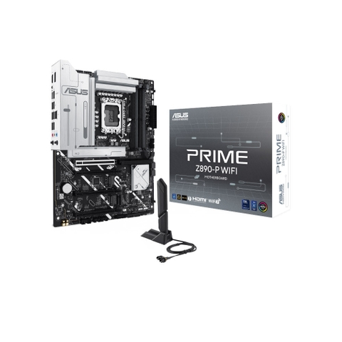MAIN ASUS PRIME Z890-P WIFI - CSM (WIFI 7+ BLUETOOTH INTEL Z890, Socket 1851, ATX, 4 khe RAM DDR5)