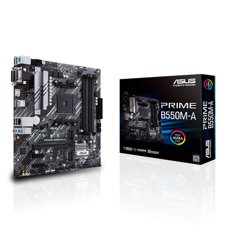 MAIN ASUS PRIME B550M-A (AMD B550, SOCKET AM4, M- ATX, 4 KHE RAM DDR4)