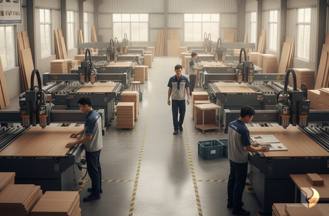 Xưởng Gia Công Gỗ Công Nghiệp Trọn Gói, Uy Tín | MDF365