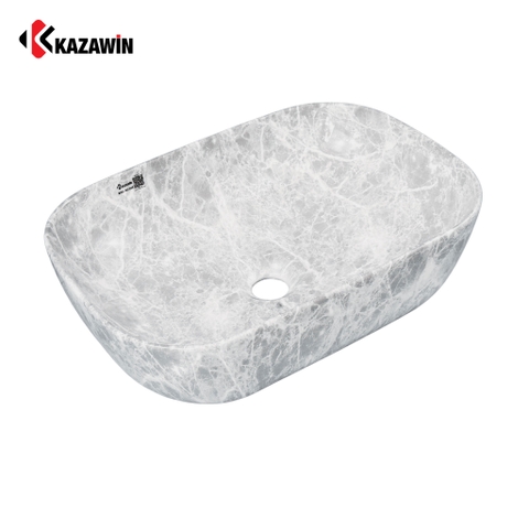 Chậu rửa lavabo dương bàn vân đá Kazawin KCD 5506