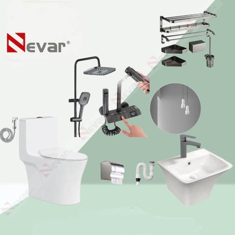 COMBO Phòng Tắm Cơ Bản BASIC 12