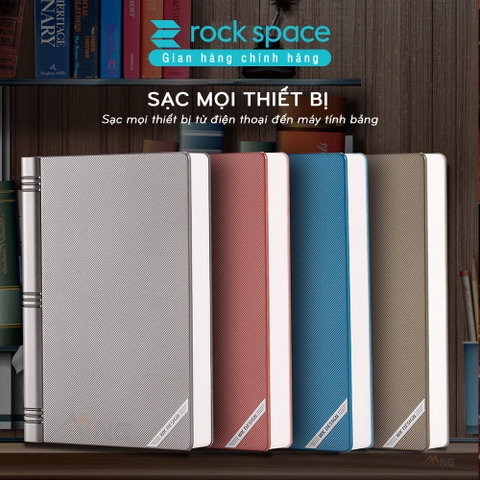 Pin sạc dự phòng WK Bene dung lượng 10.000 mAh hình quyển sách, sạc nhanh, dung lượng thực bảo hành 12 tháng