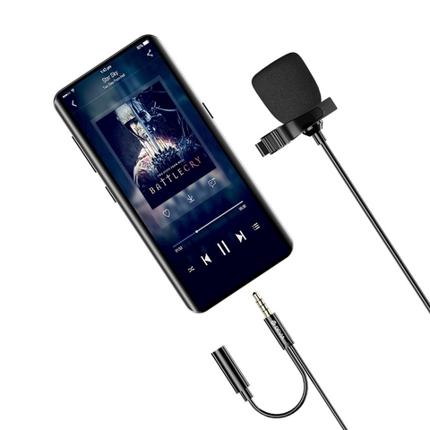 Micro Thu âm Live stream có dây cho iPhone, Samsung, Oppo DEVIA smart series hàng chính hãng bảo hành 12 tháng