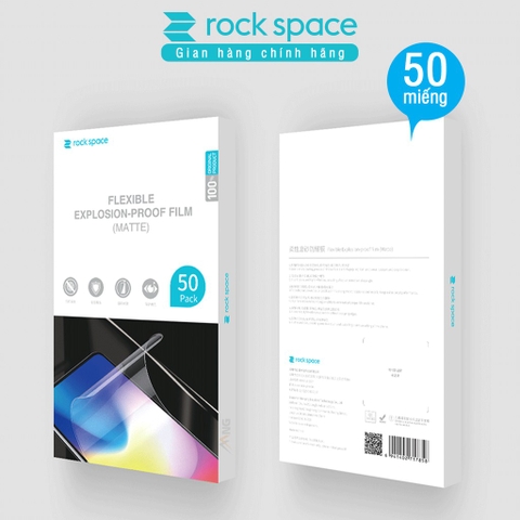 Kính Cường Lực PPF dẻo Rockspace nhám chống vân tay cho iphone và mọi dòng điện thoại