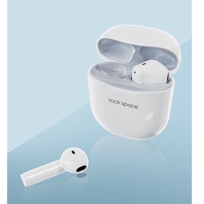 Tai nghe Bluetooth không dây Rockspace EB200 true wireless, có mic, chơi game, nghe nhạc - Hàng chính hãng có bảo hành