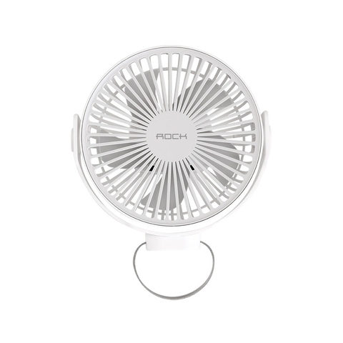 Quạt mini tích điện cầm tay để bàn treo tường Rockspace F35 pin 4000mAh chắc chắn tiện lợi có BH