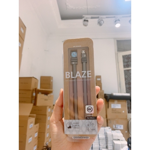 Cáp Sạc Nhanh micro Blaze WD-066 WK  sạc nhanh cho dòng máy android - Hàng chính hãng có bảo hành