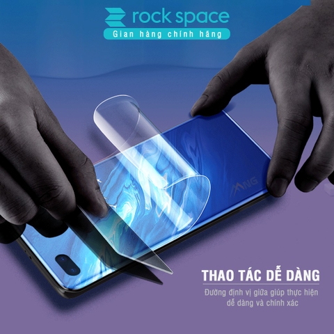 Kính Cường Lực PPF dẻo Rockspace nhám chống vân tay cho iphone và mọi dòng điện thoại
