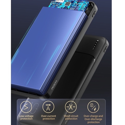 Pin sạc dự phòng sạc nhanh PD 20W Rockspace P100 dung lượng 10000mAh - Hàng chính hãng bảo hành 12 tháng lỗi 1 đổi 1