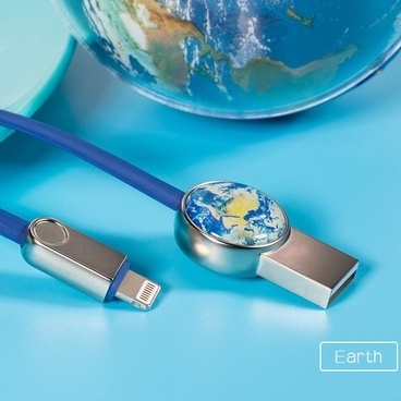 Dây cáp sạc nhanh iPhone Rockspace Hệ mặt trời Orb Series, sản phẩm chính hãng bảo hành 12 tháng 1 đổi 1.