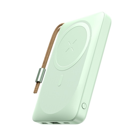 Pin sạc dự phòng không dây sạc nhanh PD 38.5W magsafe Rockspace P89 10000mAh Hàng chính hãng có BH