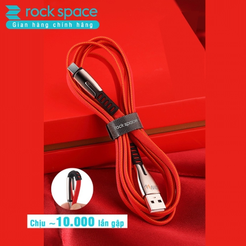Dây Cáp Sạc Nhanh Chính hãng Rockspace M2 kết nối cổng micro cho điện thoại androin độ dài 1,2 mét Bảo hành 1 năm