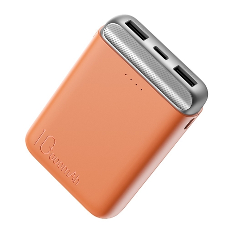 Sạc dự phòng mini chính hãng Rockspace P71 dung lượng 10.000 mAh  cho điện thoại iphone, Samsung, huawei, Oppo