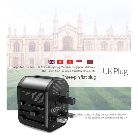 Củ sạc đa chức năng chính hãng Rockspace T20 Multifunctional Plug Travel Charger