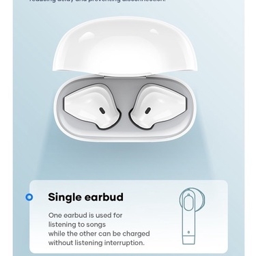 Tai nghe Bluetooth không dây Rockspace EB200 true wireless, có mic, chơi game, nghe nhạc - Hàng chính hãng có bảo hành