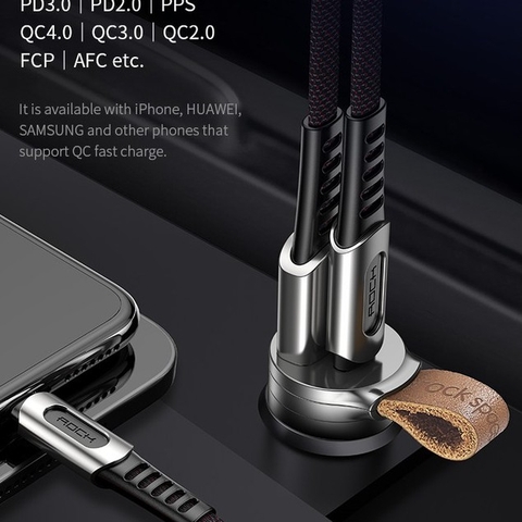 Tẩu sạc Mini trên xe hơi Rockspace hỗ trợ sạc nhanh chuẩn PD, QC 3.0