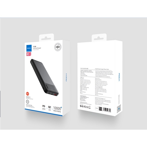 Pin sạc dự phòng sạc nhanh PD 20W Rockspace P100 dung lượng 10000mAh - Hàng chính hãng bảo hành 12 tháng lỗi 1 đổi 1
