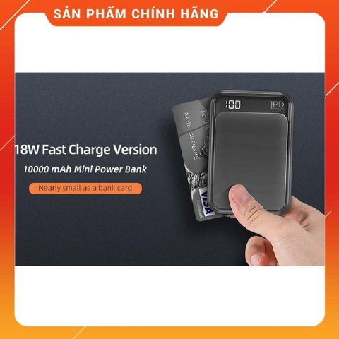 Pin dự phòng cao cấp Rockspace mini P65 10.000 mAh hỗ trợ sạc nhanh chuẩn PD