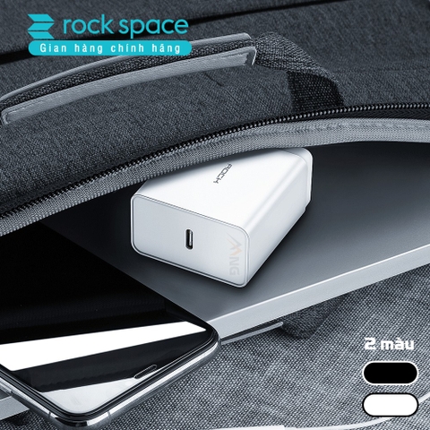 Củ sạc nhanh cho iphone Rockspace T12 pro chuẩn sạc nhanh PD 20W, cổng ra typeC hàng chính hãng bảo hành 12 tháng