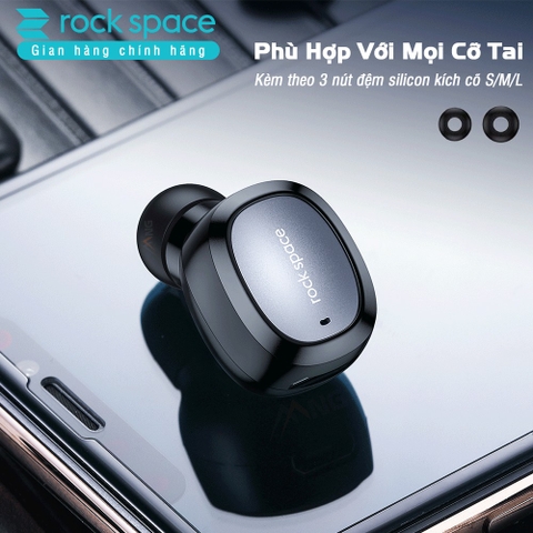 Tai nghe không dây nhét tai Rockspace D300 kết nối bluetooth
