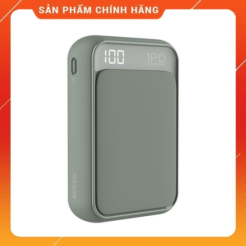 Pin dự phòng cao cấp Rockspace mini P65 10.000 mAh hỗ trợ sạc nhanh chuẩn PD