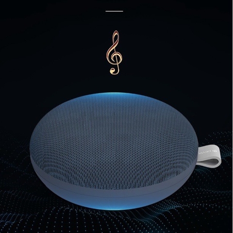 Loa Bluetooth Mini Không Dây DEVIA Kinton fabric có micro nghe nhạc gọi điện 120 phút BH 1 năm