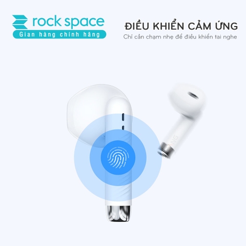 Tai nghe bluetooth không dây nhét tai Rockspace EB300 TWS có mic hàng chính hãng bảo hành 12 tháng